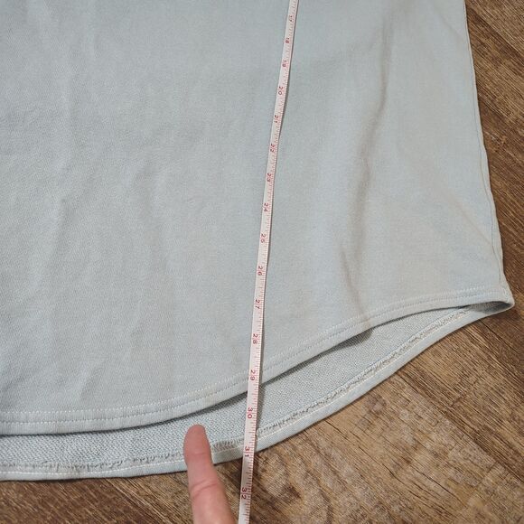 Free People Madeleine Sweatshirt Womens Size XS Blue Striped Oversized Pullover - Picture 12 of 12